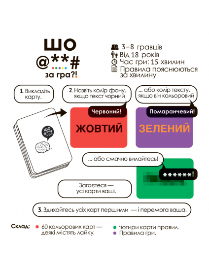 Картинка Настільна гра «Шо@**#за гра?! 